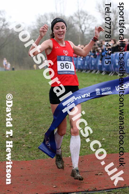 Senior womens Inter Counties Cross Country, Prestwold Hall, Loughborough. Photo: David T. Hewitson/Sports for All Pics